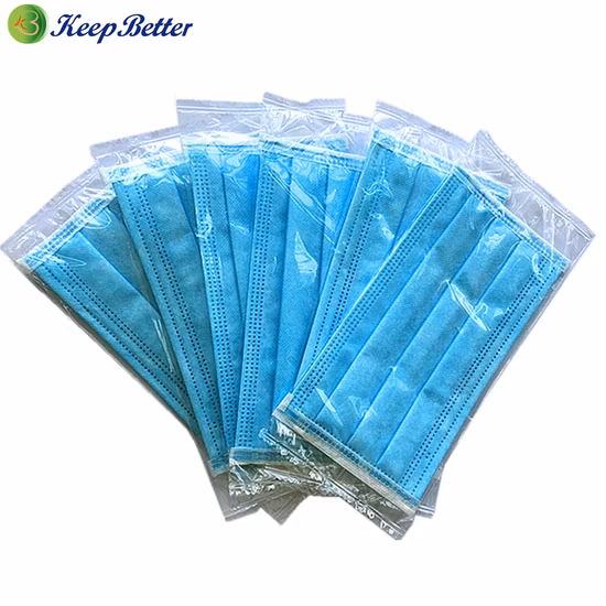 Wholesale Blue Surgical Medical Procedure 3 Ply Earloop Safety Face N95 Disposable Ffp2 Mask