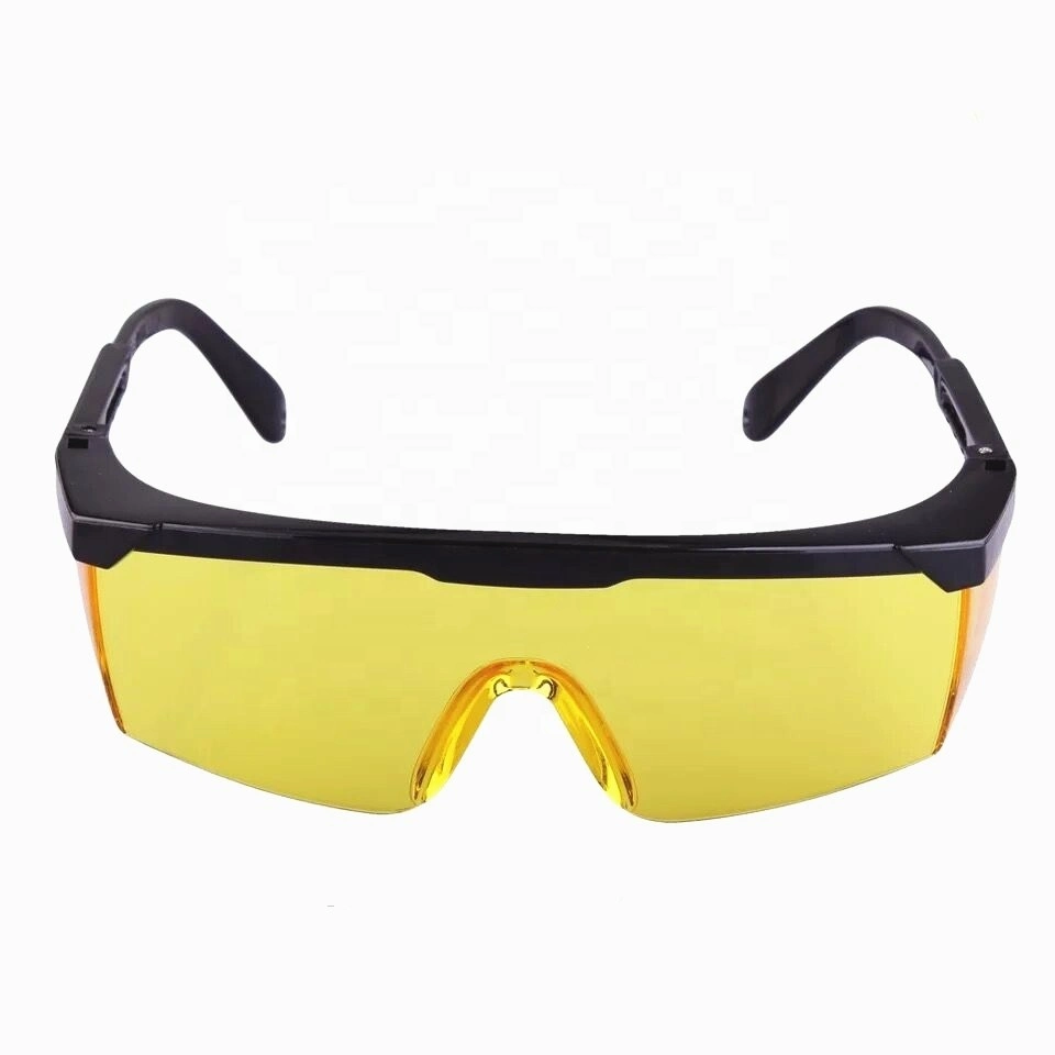 Ce En166 & ANSI Z87.1+ PC Material Anti-Scratch Adjustable Legs Eyeglasses Eyewear Protective UV Safety Glasses Goggles